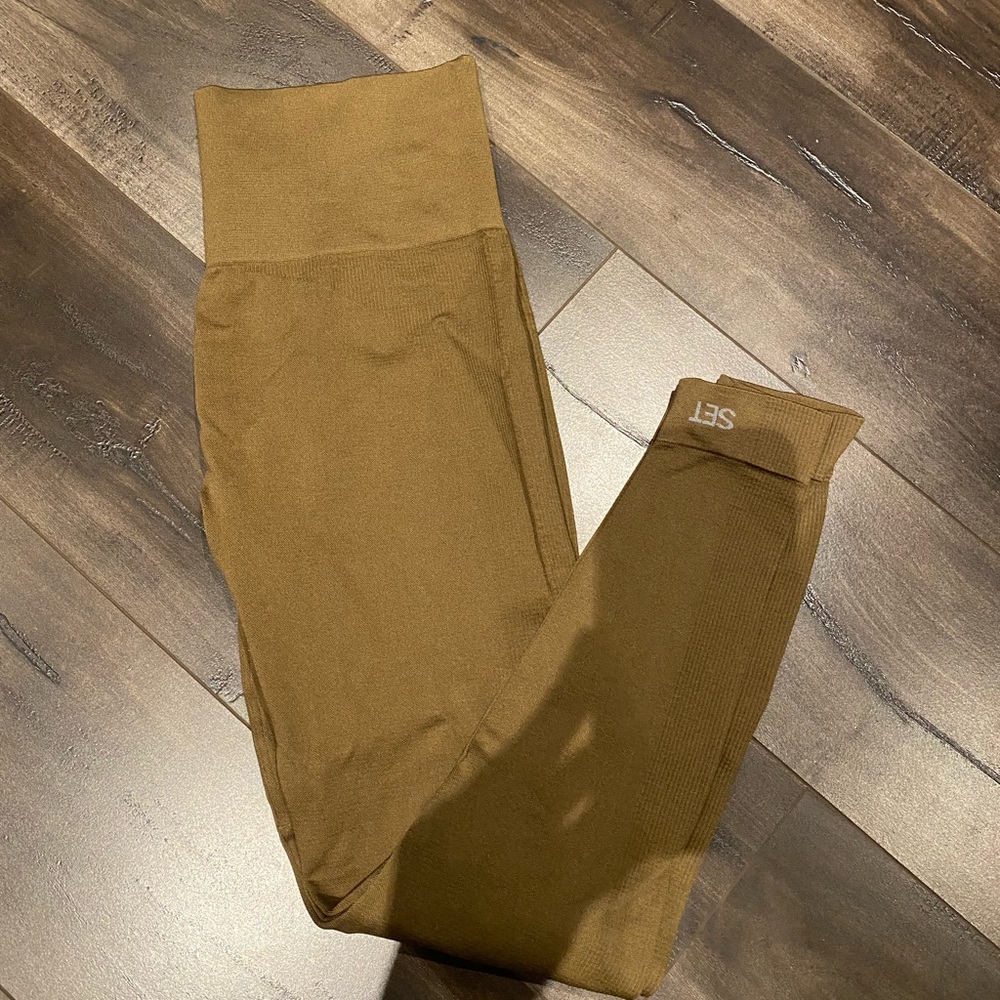 SetActive brown seamless leggings